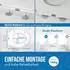 Lion Home WC Sitz aus Duroplast mit Absenkautomatik bis 150 kg Universell