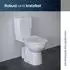 Ideal Standard Universal WC-Sitz oval, Slim, Softclose, weiß (E374801)