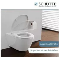 Sch&uuml;tte WC-Sitz "WHITE" Duroplast, mit Absenkautomatik und Schnellverschluss
