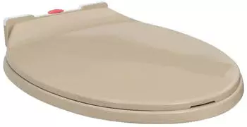 vidaXL WC-Sitz mit Absenkautomatik & Schnellverschluss, oval, beige (8719883818757)
