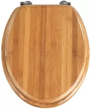 Wenko Bambus WC-Sitz dunkel