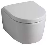 Geberit WC-Sitz iCon 574130000, D-Form, aus Duroplast, mit Absenkautomatik &