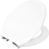 CORNAT WC-Sitz "Klassisch wei&szlig;er Look - Pflegeleichter Duroplast - Absenkautomatik"