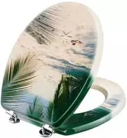 CORNAT WC-Sitz "Palmen am Strand WC Sitz Dekor"