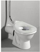 Geberit Bambini WC-Sitzring f&uuml;r Kinder, Badkeramik, 573348000, achatgrau