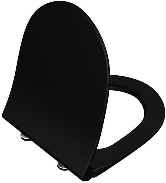 Vitra Sento Slim schwarz matt mit Absenkautomatik (120-083R409)