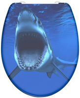 Sch&uuml;tte WC-Sitz "Shark" Duroplast, mit Absenkautomatik und Schnellverschluss