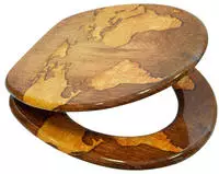 Sanilo WC-Sitz "World Map" mit Absenkautomatik