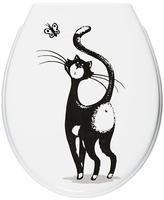 ADOB WC-Sitz "Katze" Absenkautomatik, zur Reinigung abnehmbar