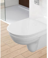 Villeroy & Boch Vicare WC-Sitz, Badkeramik, 9M676101, wei&szlig; alpin