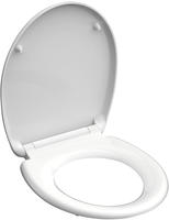 KIRCHHOFF Duroplast WC-Sitz WHITE, mit Absenkautomatik und mit Absenkautomatik und