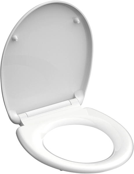 Schütte WC-Sitz Duroplast mit Absenkautomatik 37,4 x 45,3 cm weiß