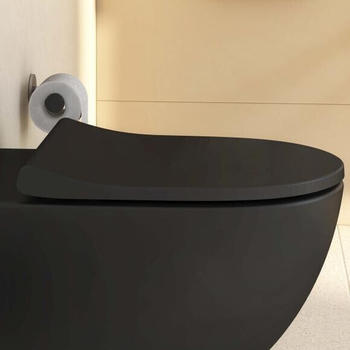 Vitra Sento WC-Sitz Slim Wrap schwarz matt (130-083R419)