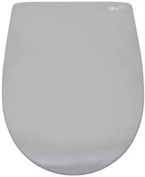 Luvett WC-Sitz C100 oval universell Manhattan Grau (539721)