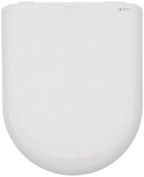 Luvett WC-Sitz D100 D-Form Sanitär Weiß (536127)