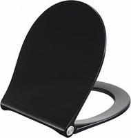 Pressalit Sway Uni WC-Sitz mit Absenkautomatik, Schwarz