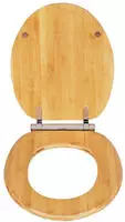 WENKO WC-Sitz mit Absenkautomatik Bambusa braun, 1 St.