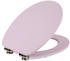 Sitzplatz Trend Holzkern Absenkautomatik Soft-Touch O-Form rosa (407298)