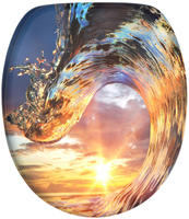 Sanilo WC-Sitz "Wave" mit Absenkautomatik, BxL: 37,7 x 42,0 - 47,0 cm
