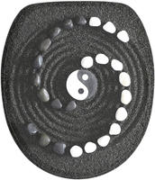 Sanilo WC-Sitz "Yin Yang" mit Absenkautomatik, BxL: 37,7 x 42,0 - 47,0 cm