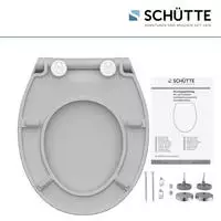 Sch&uuml;tte WC-Sitz "SLIM" Duroplast, Absenkautomatik, Schnellverschluss, besonders