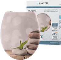 Sch&uuml;tte WC-Sitz "STONE PYRAMID" bruchsicher und kratzfest, Absenkautomatik,