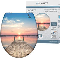 Sch&uuml;tte WC-Sitz "SUNSET SKY" bruchsicher und kratzfest, Absenkautomatik,