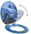 vidaXL WC Sitz mit Soft Close Deckel MDF Delphine blau (143930)