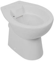 Calmwaters Stand Wc Sp&uuml;lrandlos In Manhattan-grau, Tiefsp&uuml;ler Abgang Waagerecht,