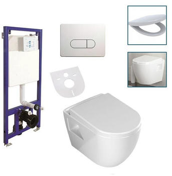 Aloni WC Toilette mit Softclose Deckel wandhängend