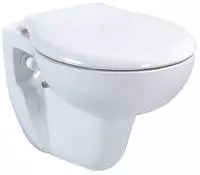 Taharet Bidet Wand H&auml;nge Wc Wei&szlig; Abgang Wand Mit Softclose Absenkautomatik Deckel -