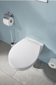 Vigour Wand WC mit Soft Close WC Sitz spülrandlos weiß