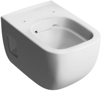 Vigour Wand WC rund spülrandlos Keramik weiß