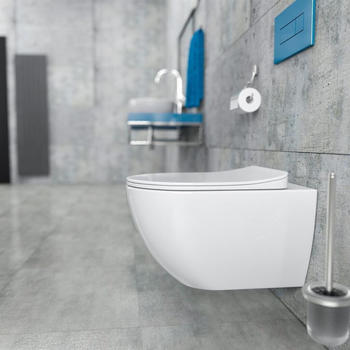 Creavit Hänge WC Keramik weiß