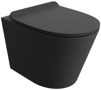 Domino Lavita Hänge WC inkl. Soft Close schwarz Domino Lavita Hänge WC inkl. Soft Close schwarz