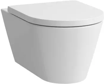 Laufen Wand WC mit Silent-Flush spülrandlos weiß