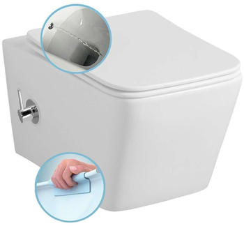 Sapho Porto mit Bidet-Dusche Rimless weiß (PZ102RX)
