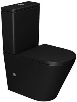 doporro Design Stand WC Toilette wandhängend matt schwarz doporro Design Stand WC Toilette wandhängend matt schwarz
