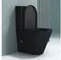 doporro Design Stand WC Toilette wandhängend matt schwarz
