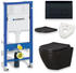 Geberit Desna Vorwandelement inkl. Wand WC Keramik schwarz