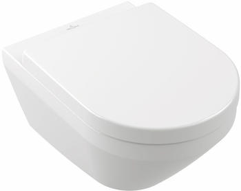 Villeroy & Boch Tiefspül-WC spülrandlos Architectura 4694C0 370x530x355mm Rund wandhängend Abgang waagerecht Weiß Alpin (4694C001)