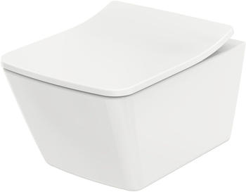 TOTO SP Wand WC Tiefsp&uuml;ler eckig 38x54x33,5 cm Keramik wei&szlig; (CW532RY)