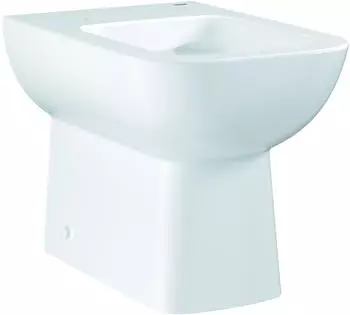GROHE Stand-Tiefsp&uuml;l-WC BauEdge Keramik sp&uuml;lrandlos Abgang waagerecht alpinwei&szlig; (39810000)