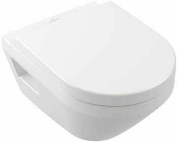 Villeroy & Boch Tiefsp&uuml;l-WC sp&uuml;lrandlos Architectura 5684C0 370x530x350mm Rund wandh&auml;ngend Abgang waagerecht Wei&szlig; Alpin (5684C0R1)