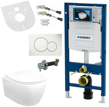 Geberit H&auml;nge Wand Dusch WC Sp&uuml;lrandlos Wei&szlig;