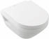 Villeroy & Boch Tiefspül-WC spülrandlos Architectura 5684C0 370x530x350mm Rund wandhängend Abgang waagerecht Weiß Alpin (5684C0T2)