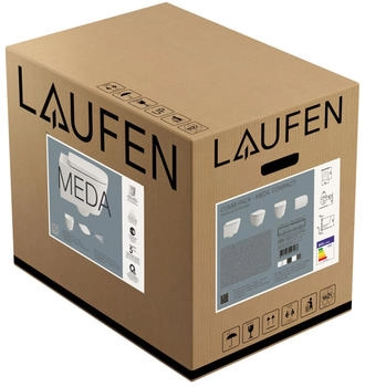 Laufen Set Wandtiefsp&uuml;l-WC + Sitz MEDA 490x360mm Silent Flush (H8661137160001)