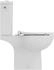 Ideal Standard Eurovit mit Standtiefspül-WC Spülkasten Zulauf oben und WC-Sitz Weiß (W843301)
