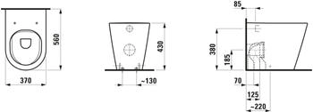 Laufen Kartell 560x370x430 schwarz matt (H8233377160001) Laufen Kartell 560x370x430 schwarz matt (H8233377160001)
