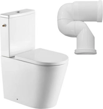 SAT FINE Stand Kombi WC Set senkrecht weiß